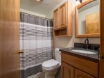 full bathroom with tub/shower combo